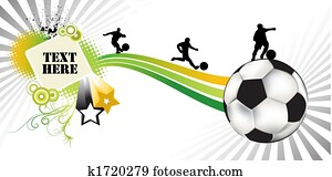 Soccer abstract Soccer abstract