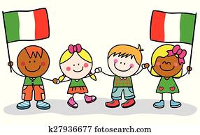 ילדים, מ, איטליה