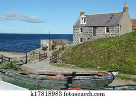 Crovie, Aberdeenshire - Scotland, UK
