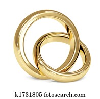 Two 3d gold wedding ring Two 3d gold wedding ring