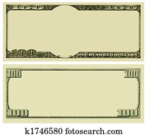 blank money background