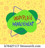 conceptual, letra de mano, actuación, lugar de trabajo, management., empresa / negocio, foto, showcasing, organizador, cosas, circundante, usted, en, su, trabajando, espacio, asimétrico, formato, patrón, objeto, contorno, multicolor, design.