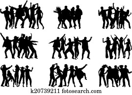 Dancing silhouettes Dancing silhouettes