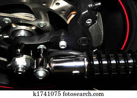 Motorbike rear suspension Motorbike rear suspension