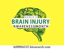 לאומי, מוח, פגיעה, מודעות, חודש
