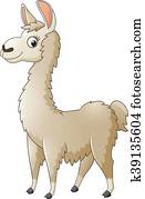 לאמה, ציור היתולי