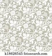 Floral seamless designer background Floral seamless designer background