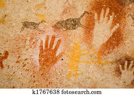 antiga, pinturas caverna