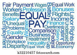 Equal Pay Word Cloud