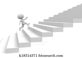 Running up on stairs Running up on stairs