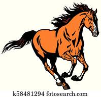 Gallop Clip Art Vectors | Our Top 1000+ Gallop EPS Images | Fotosearch