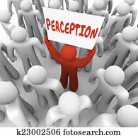 Perception Word Sign Attention Audience Customers Image