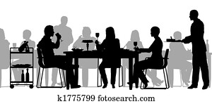 Restaurant scene Restaurant scene