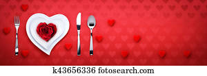 romantisches abendessen, valentines tag romantisches abendessen, valentines tag