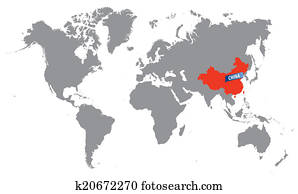 מפה של עולם, ו, סין