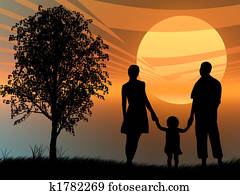 familia, en, ocaso