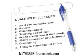 Qualities of a Leader Qualities of a Leader