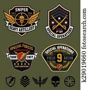 מיוחד ו.פ.ס., צבא, טלא, קבע