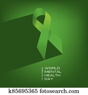 פוסטר, עולם, בריאות מנטלית, יום