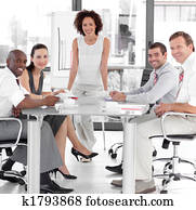 Female business woman giving a presentation Female business woman giving a presentation