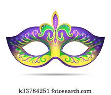 Mardi Gras mask Mardi Gras mask