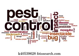Pest control word cloud Pest control word cloud