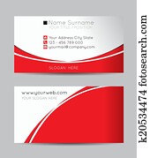 vector, extracto, creativo, tarjetas comerciales