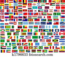 דגלים, של, כל, עולם, ארצות