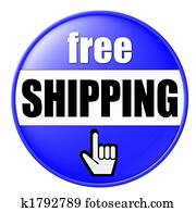 חינם, מישלוח, כפתר, כחול