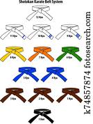 colored karate belts colored karate belts