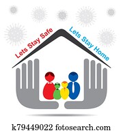 Corona virus (covid 19) campaign to stay at home and stay safe Corona virus (covid 19) campaign to stay at home and stay safe