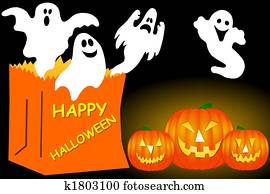 dia das bruxas, fantasmas