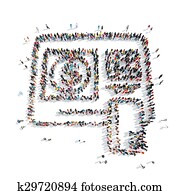 group  people  shape  safe cartoon