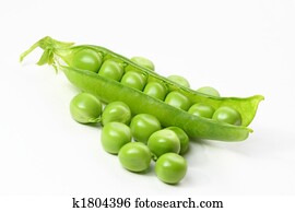 isolated peas isolated peas