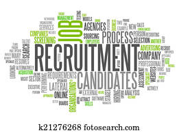 mot, nuage, recrutement