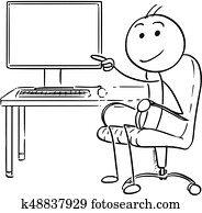 draw stick figures on computer