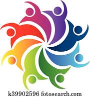 팀웍, 사람을 만나는 것, 로고