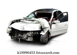 car in an accident car in an accident