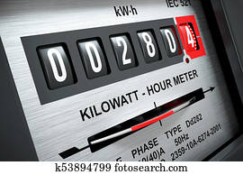 Electricity kilowatt hour meter Electricity kilowatt hour meter