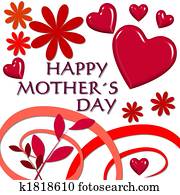 happy mothers day red happy mothers day red
