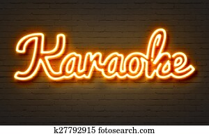 Karaoke neon sign Karaoke neon sign