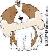 King Charles with Bone King Charles with Bone