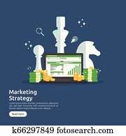 marketing, strategie, geschäftsfinanz, analyse, revision, mit, schaubilder, charts., kapitalverzinsung, roi, concept., vergrößern, gewinn, dehnen, steigend, auf., spruchbaender, schablone, abbildung