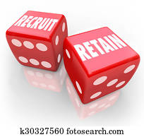 Recruit and Retain 2 Red Dice Attract Job Candidate Hire Reward Keep Workers Recruit and Retain 2 Red Dice Attract Job Candidate Hire Reward Keep Workers