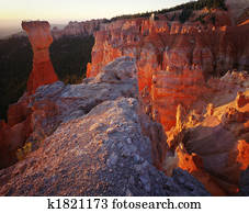 Bryce Canyon National Park Towers at Sunrise, Utah