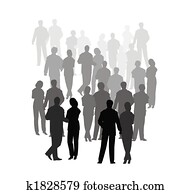 business crowd business crowd