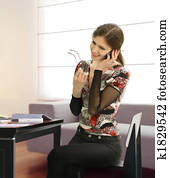 businesswoman in the office