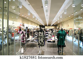 female clothes in shop female clothes in shop