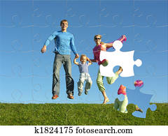 fly happy family puzzle