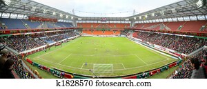 futebol, estádio, panorama